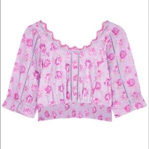 LoveShackFancy Floral Top